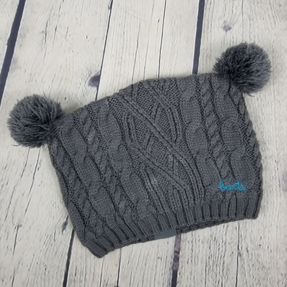 BARTS | knit double pompom baby toque winter hat - Picture 1 of 6